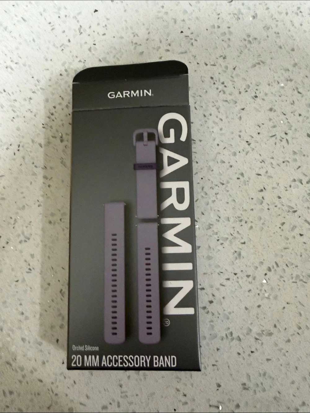 garmin Orchid Purple 20mm Silicone Accessory Band